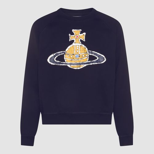Navy Cotton Sweatshirt - Vivienne Westwood - Modalova
