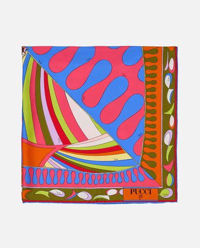 Pucci 90x90 Silk Twill Foulard - Pucci - Modalova