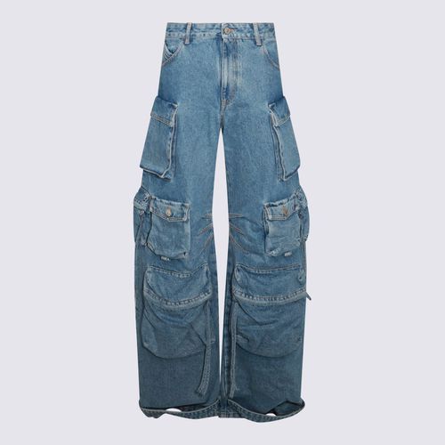 The Attico Blue Cotton Denim Jeans - The Attico - Modalova