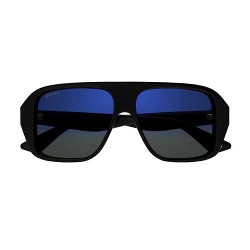 Gg1615s Linea Lettering 001 Black Blue Sunglasses - Gucci Eyewear - Modalova