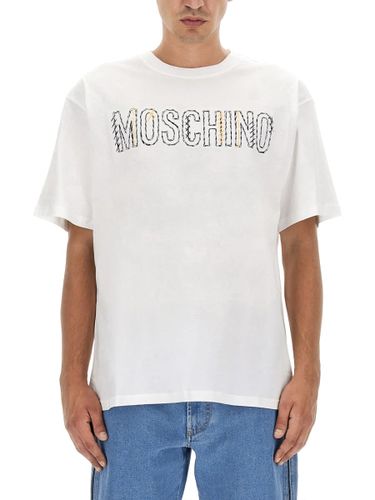 Moschino T-shirt With Logo - Moschino - Modalova