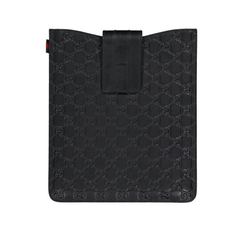 Gucci Ipad Leather Logo Cover - Gucci - Modalova