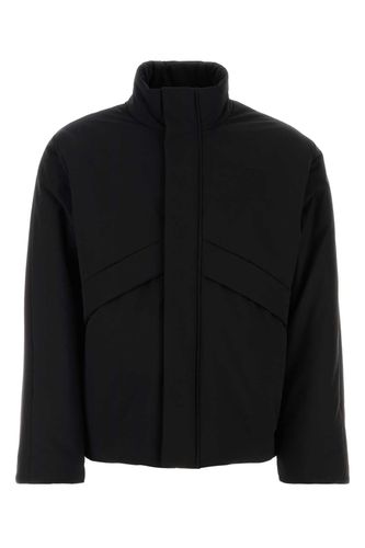 Black Polyester Padded Jacket - Ferragamo - Modalova