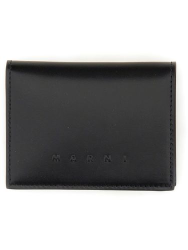 Marni Bi-fold Leather Wallet - Marni - Modalova