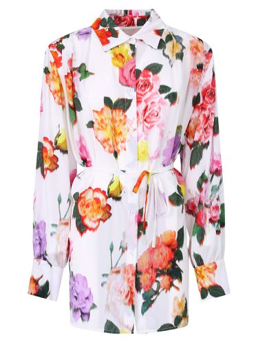 MSGM Printed Shirt - MSGM - Modalova