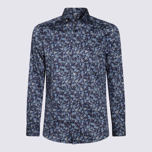 Etro Blue Cotton Shirt - Etro - Modalova