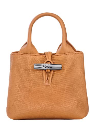 Le Roseau Handbag With Toggle Closure In Grained Leather Woman - Longchamp - Modalova