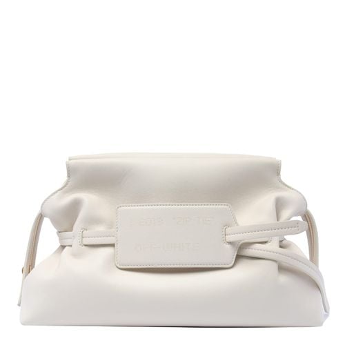 Off- Clutch Bag With Zip-tie Label - Off-White - Modalova