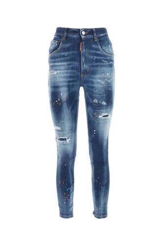 Stretch Denim Twiggy Jeans - Dsquared2 - Modalova