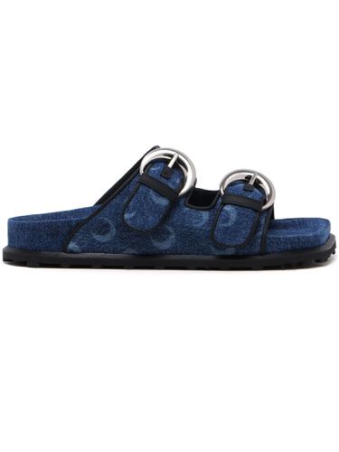 Cotton Denim Sandals - Marine Serre - Modalova