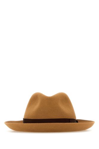 Borsalino Camel Velour Hat - Borsalino - Modalova