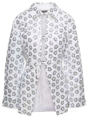 La Chemise Lavoir Brodéè Shirt With Paillettes Embroidery In Stretch Cotton Woman - Jacquemus - Modalova