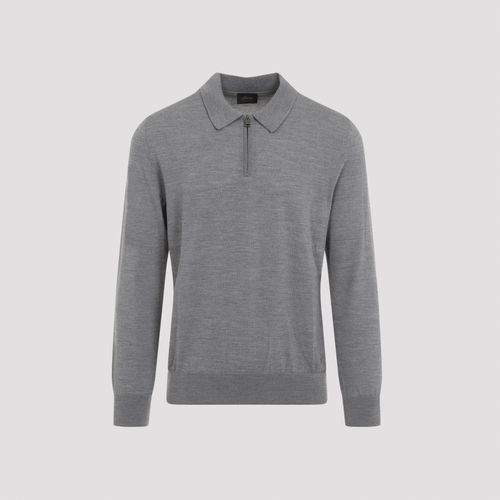 Brioni Long Sleeves Zip Polo - Brioni - Modalova