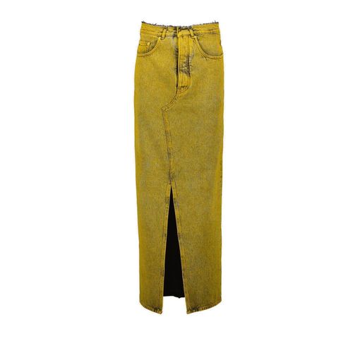 Straight Hem Denim Maxi Skirt - MM6 Maison Margiela - Modalova