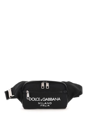 Nylon Beltpack Bag With Logo - Dolce & Gabbana - Modalova