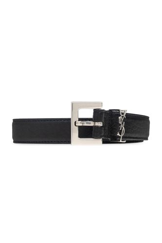 Saint Laurent Belt With Logo - Saint Laurent - Modalova