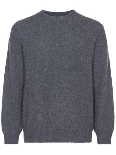 Brushed Wool Silk Knit Sweater - Auralee - Modalova