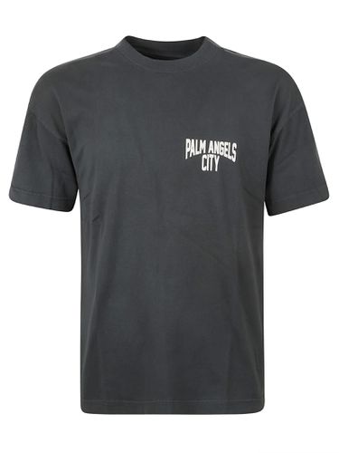 Palm Angels Pa City Washed T-shirt - Palm Angels - Modalova