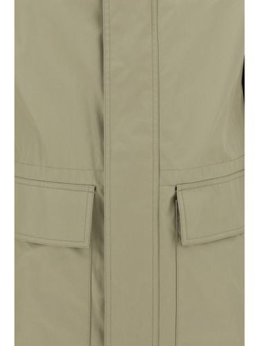 Burberry Beige Cotton Parka - Burberry - Modalova