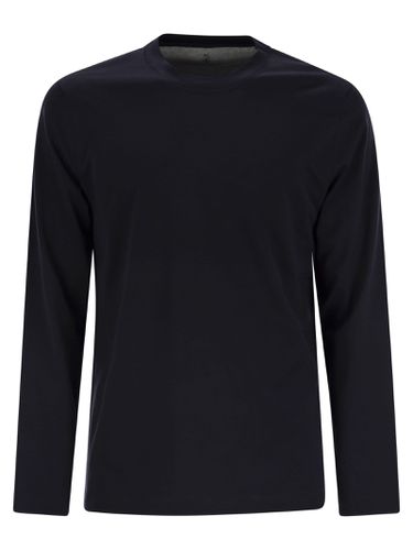 Crew-neck Cotton Jersey T-shirt With Long Sleeves - Brunello Cucinelli - Modalova