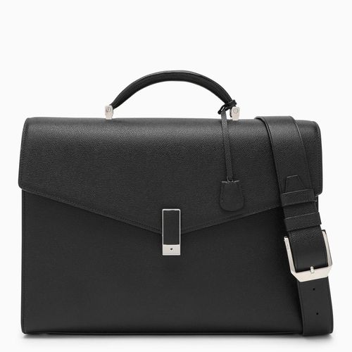 Black Leather Work Briefcase - Valextra - Modalova
