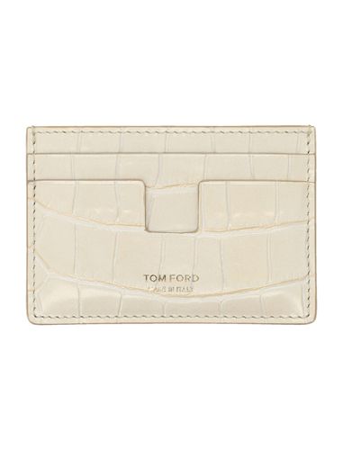 Tom Ford Cardholder Cocco Print - Tom Ford - Modalova