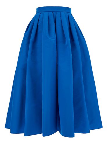 Midi Skirt With Matching Waistband In Pleated Fabric Woman - Alexander McQueen - Modalova
