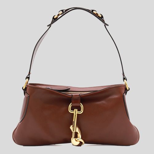 Brown Leather Kerala 25 Shoulder Bag - Chloé - Modalova