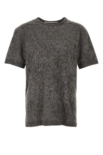 Dark Grey Cotton Blend T-shirt - Alexander Wang - Modalova