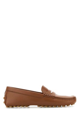 Tod's Brown Leather Loafers - Tod's - Modalova