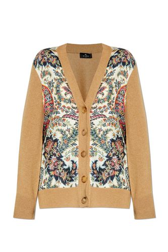 Etro Floral Printed Knit Cardigan - Etro - Modalova