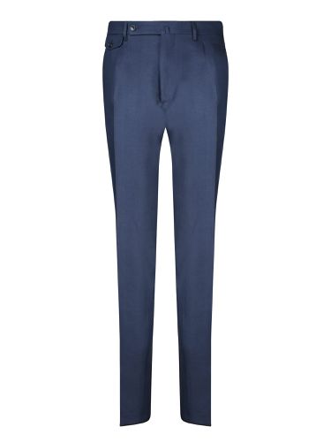 Tagliatore One-pleat Blue Pants - Tagliatore - Modalova