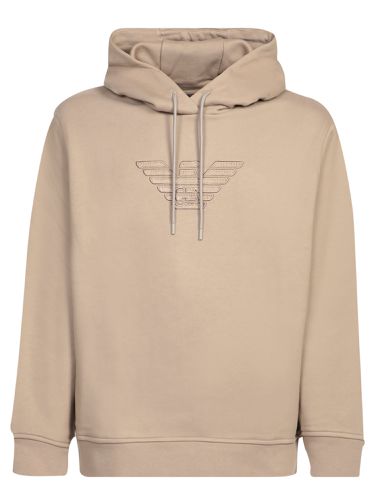 Hoodie With Chest Logo - Emporio Armani - Modalova