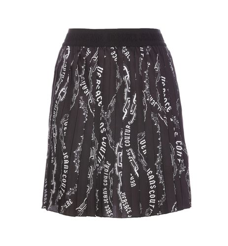 Chain Couture Pleated Mini Skirt - Versace Jeans Couture - Modalova