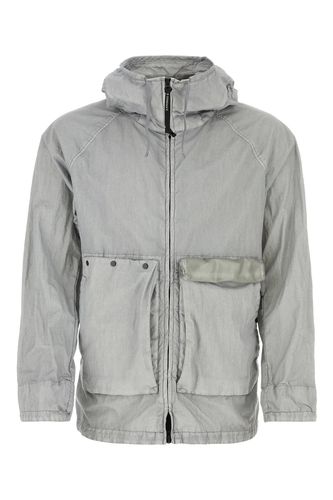 C. P. Company Grey Cotton Blend Windbreaker - C.P. Company - Modalova