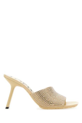 Loewe Beige Suede Petal Mules - Loewe - Modalova