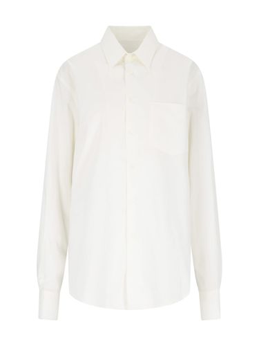 Cut Out Detailed Buttoned Shirt - MM6 Maison Margiela - Modalova