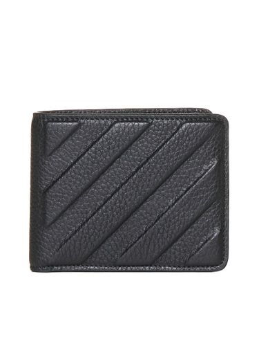 Bi-fold Binder Leather Wallet - Off-White - Modalova