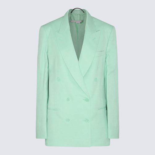 Green Viscose-linen Blend Blazer - Stella McCartney - Modalova