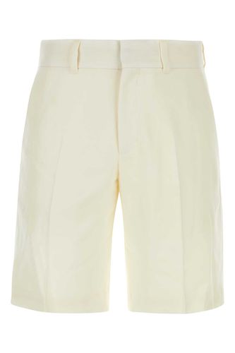 Ivory Gabardine Bermuda Shorts - Casablanca - Modalova