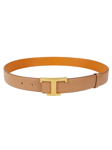 T-timeless Logo Plaque Reversible Belt - Tod's - Modalova