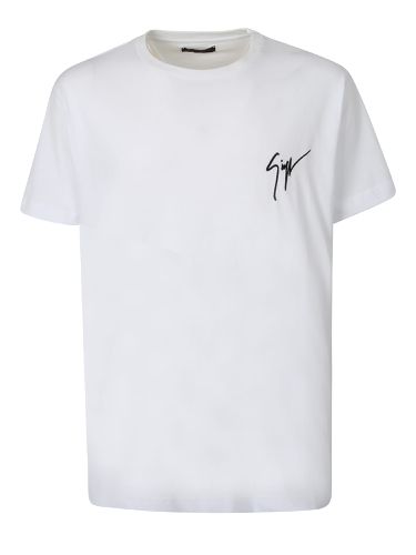 Logo Embroidered T-shirt - Giuseppe Zanotti - Modalova