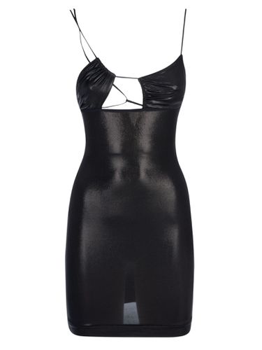 Jersey Glossy Asymmetric Bra Dress - Nensi Dojaka - Modalova