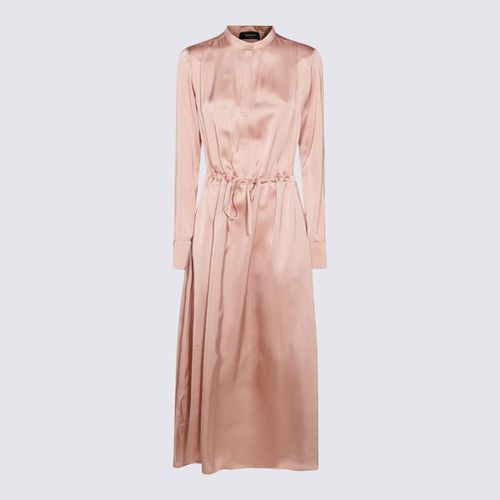 Pink Viscose Maxi Dress - Fabiana Filippi - Modalova