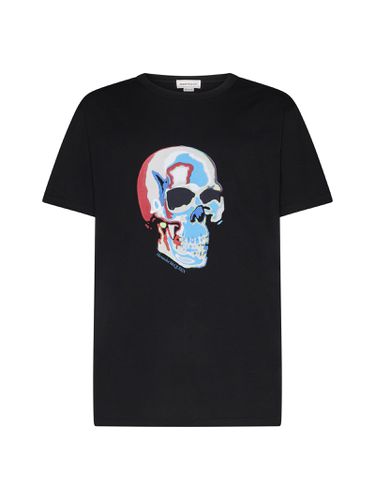 Skull Print T-shirt - Alexander McQueen - Modalova