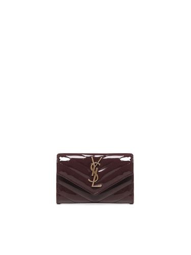 Cassandre Multi-fold Wallet In Patent Leather - Saint Laurent - Modalova