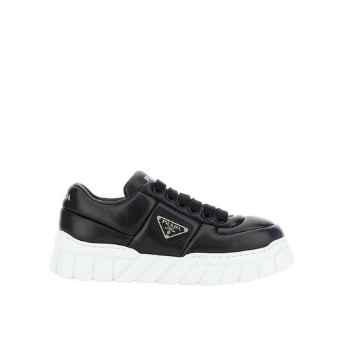 Prada Leather Padded Sneaker - Prada - Modalova