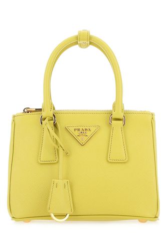 Prada Yellow Leather Handbag - Prada - Modalova