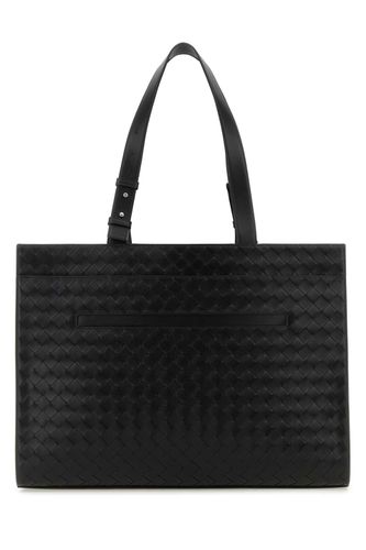 Black Leather Cargo Handbag - Bottega Veneta - Modalova