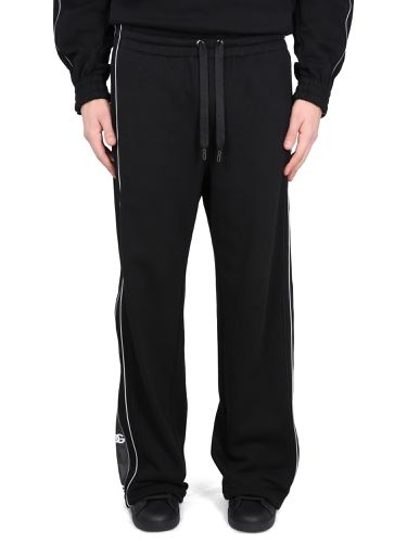 Jogging Pants With Logo Bands - Dolce & Gabbana - Modalova